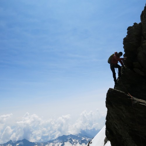 Lagginhorn (4010m), par l’arête sud