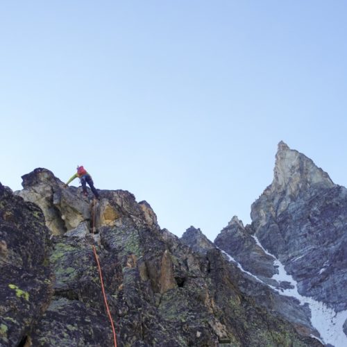 Dent de Tsalion - arête W