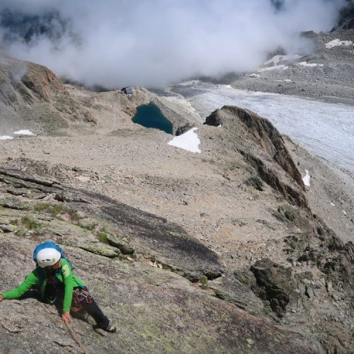 Aiguille d'Orny - arête S (voie Moquette)