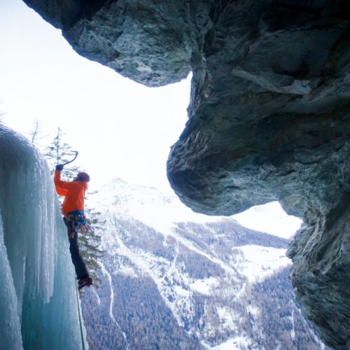 Cascade de glace des chamois