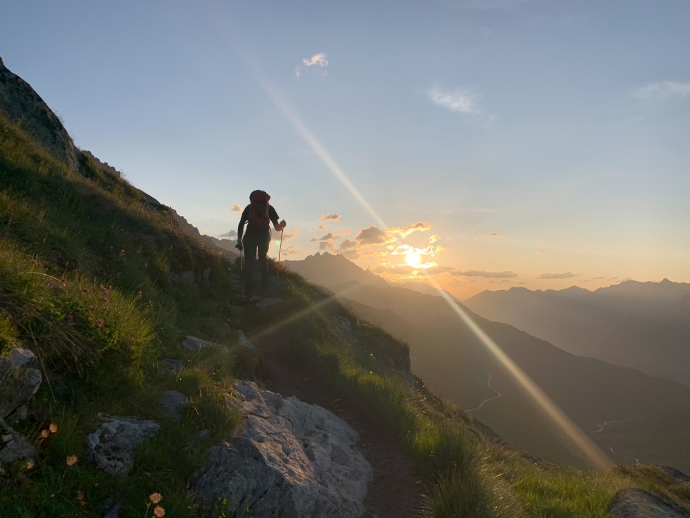 approche au lever de soleil